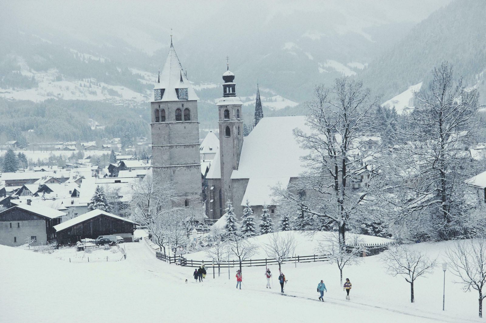 Tyrolean Churches By Slim Aarons