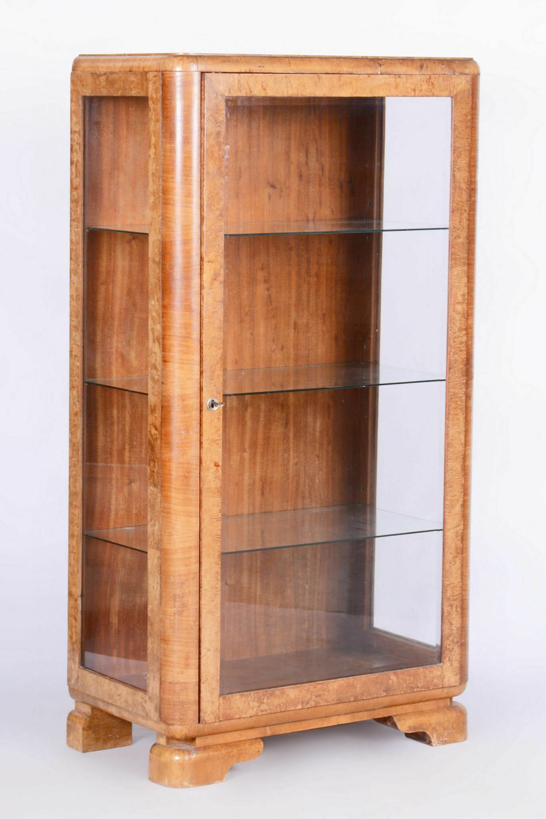 Restored Artdeco Display Cabinet, Jindrich Halabala, Up Zavody, Czech, 1930s