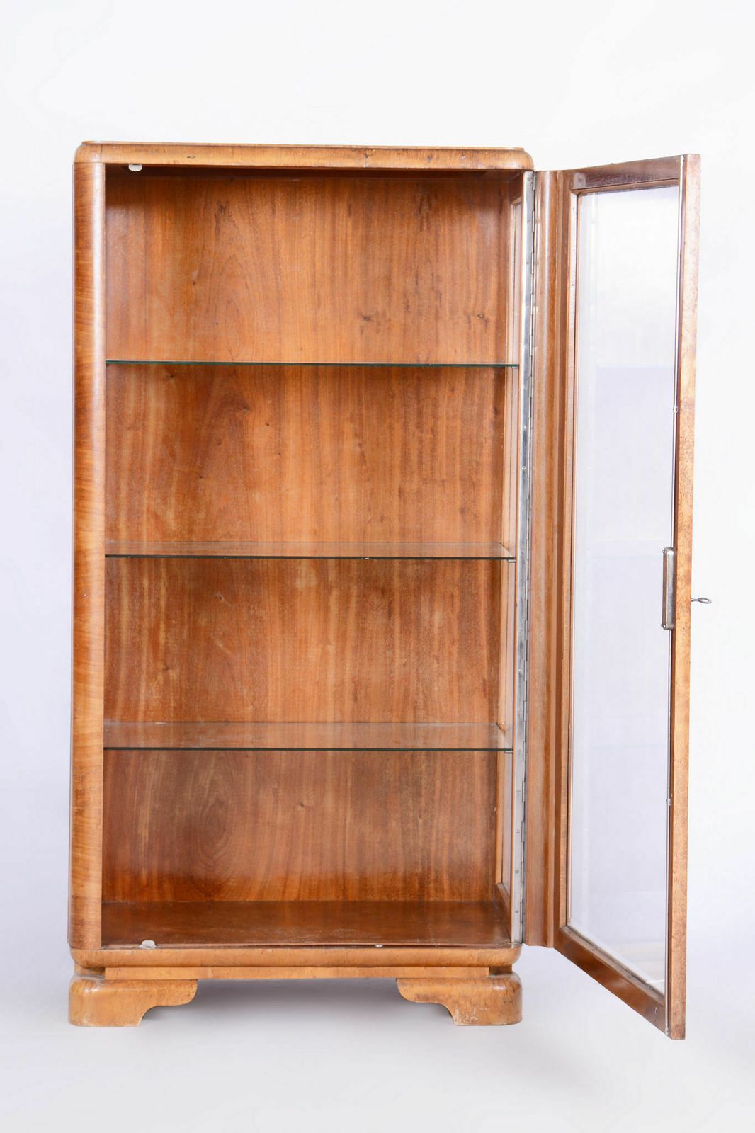 Restored Artdeco Display Cabinet, Jindrich Halabala, Up Zavody, Czech, 1930s photo 2900.0