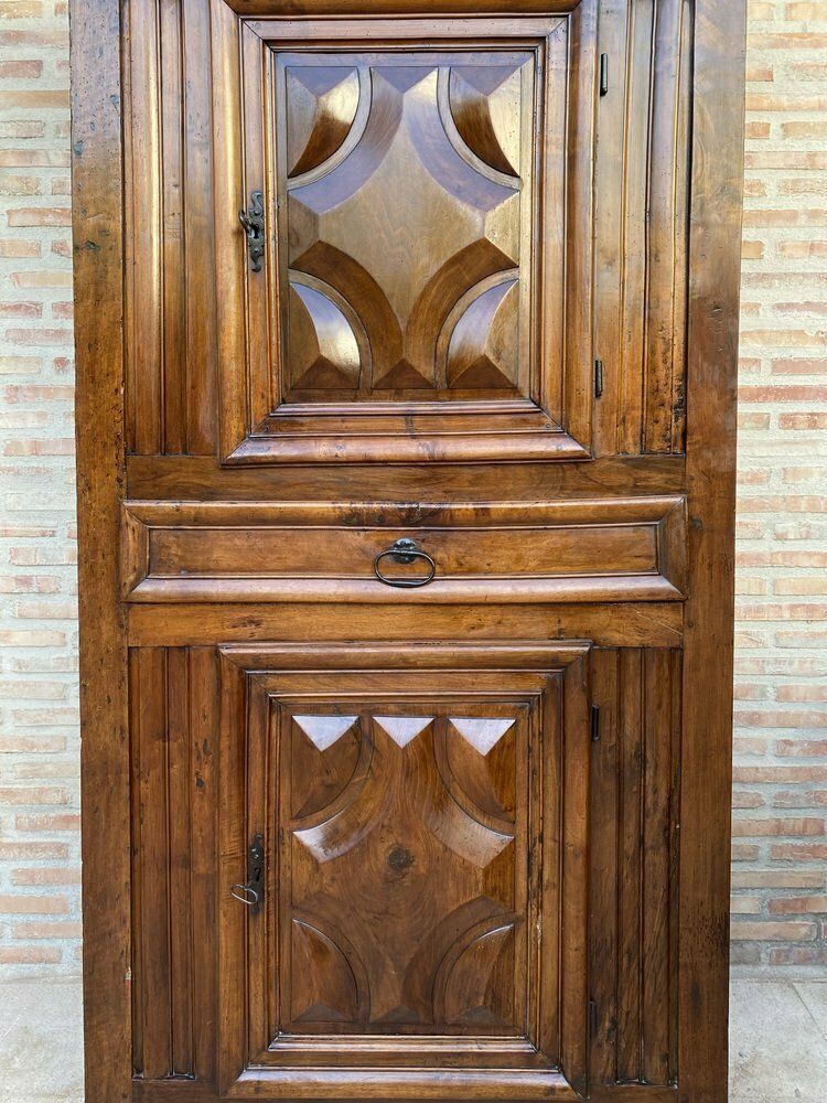 Antique Dutch Baroque Light Oak Cupboard Or Cabinet, 18th Century photo buy