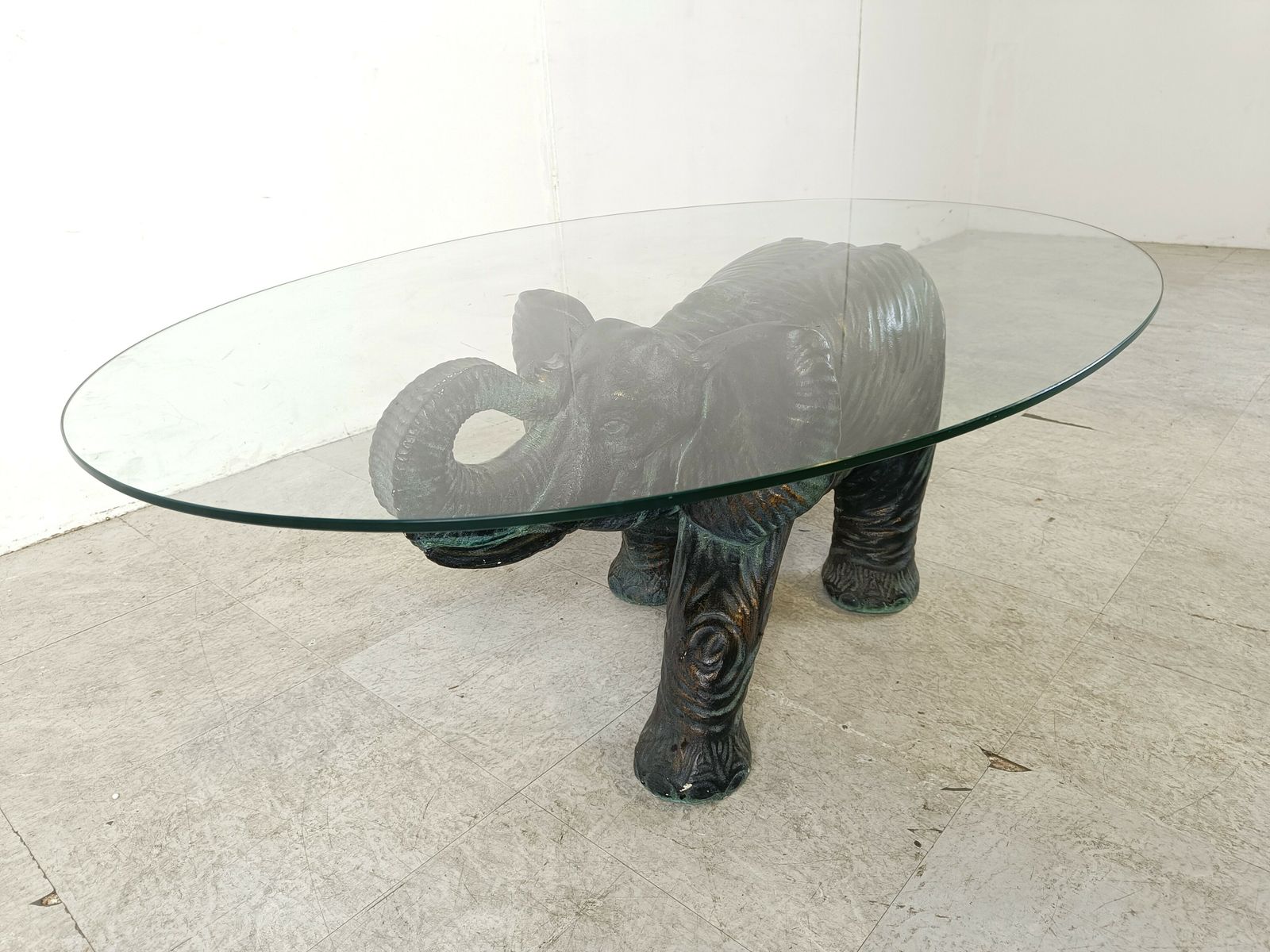 Unique Sculptural Elephant Coffee Table, 1970s photo 750.0