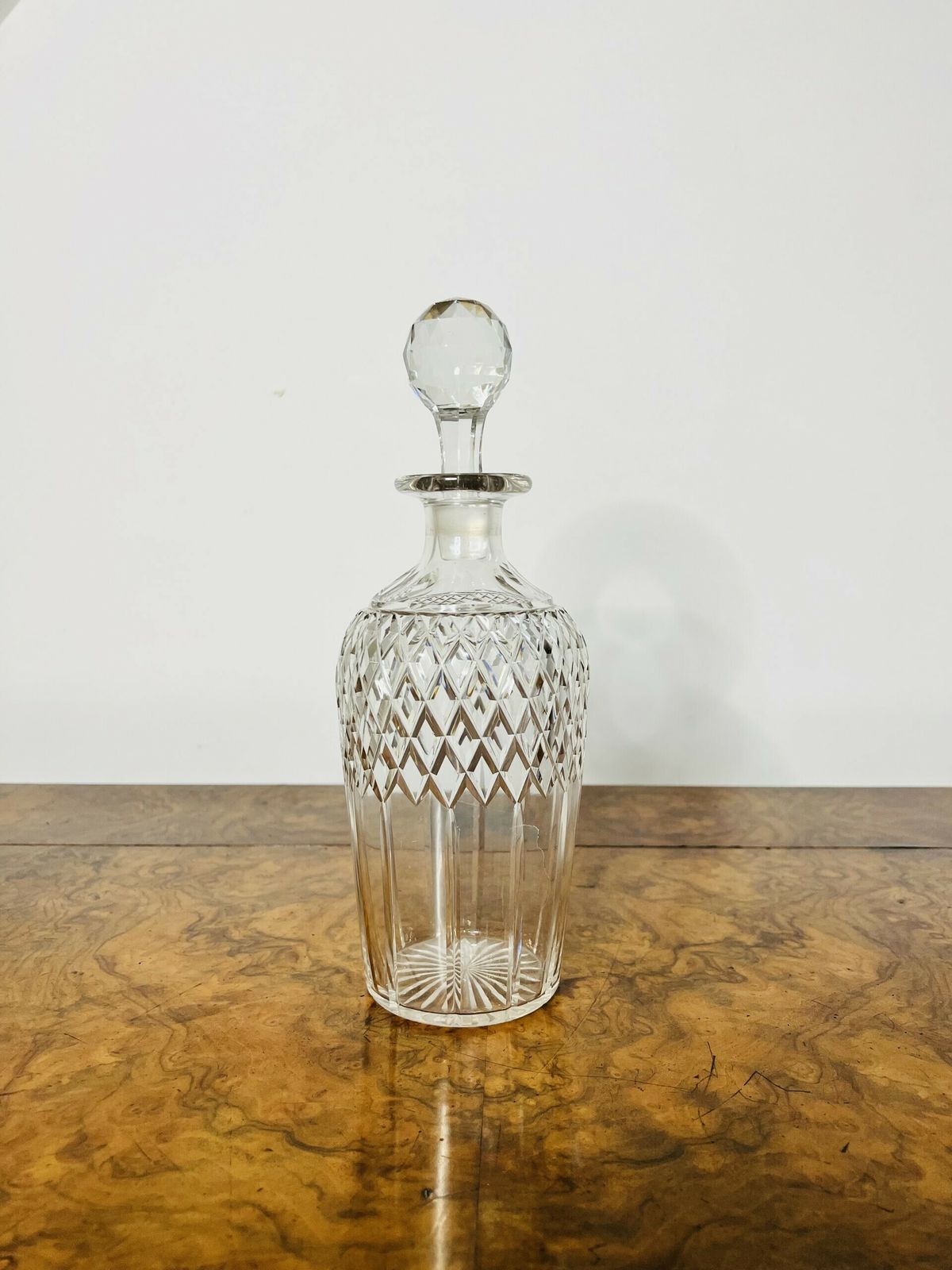 Antique Quality Cut Glass Decanter