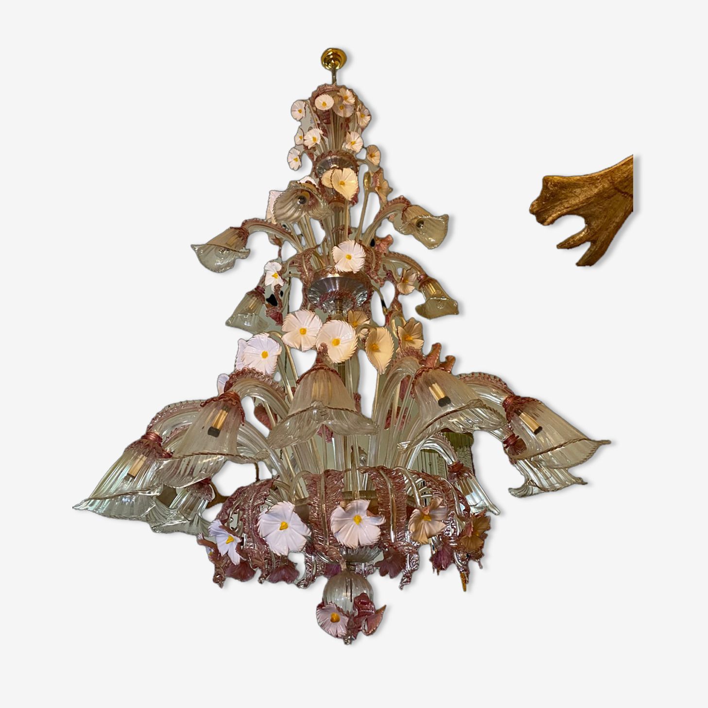 Barovier Et Toso Xxl Murano Glass Chandelier