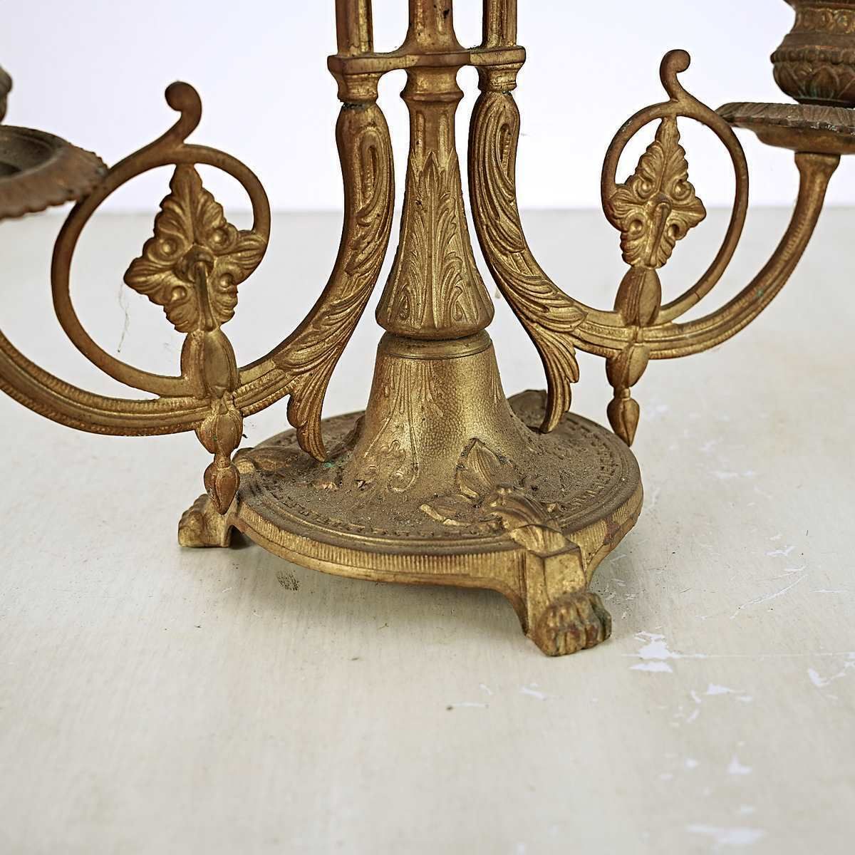 Pair Of Vintage Metal Candelabra photo 380.0