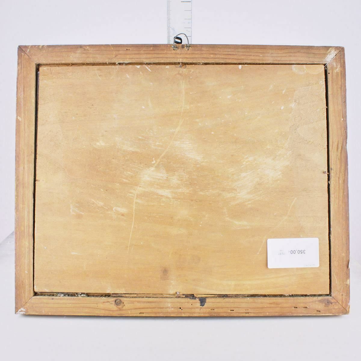 Painting On A Gold Background Glass Plate From 1879 photo 380.0