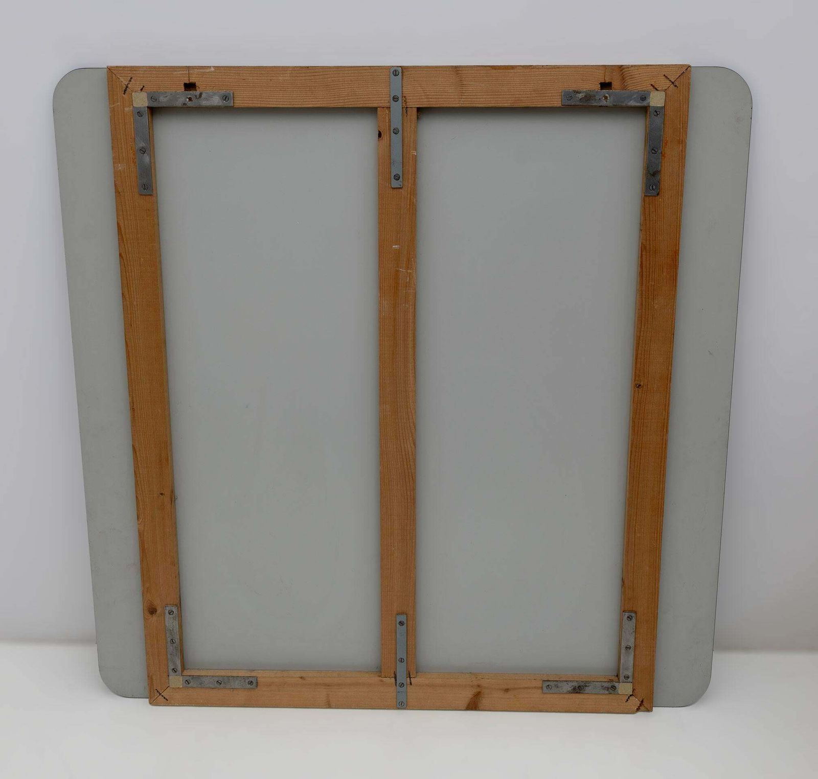 Mid Century Modern Italian Smoked Bronze Large Mirror, 1970s photo 1607.0