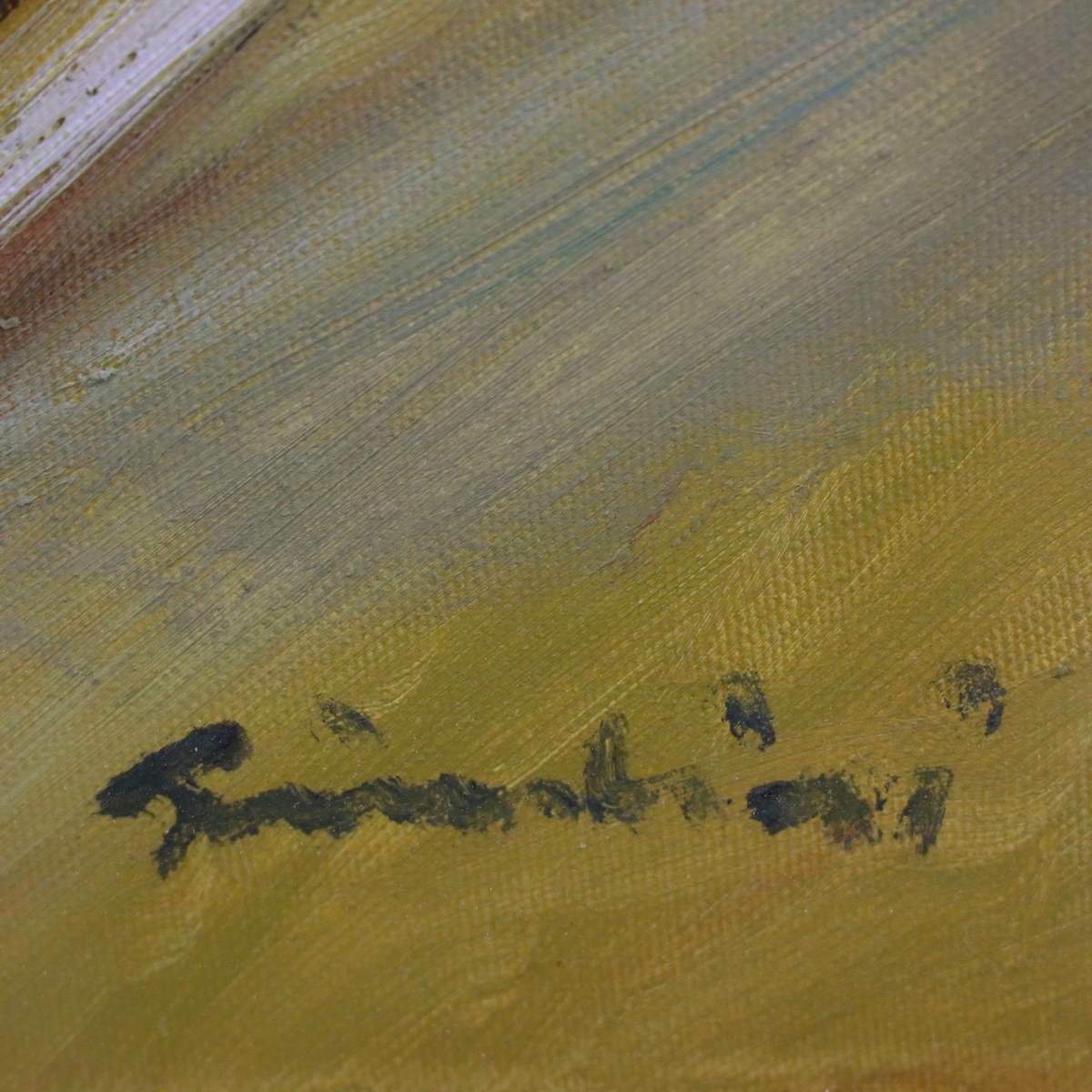Remo Brindisi, Oil On Canvas From 1980 photo 6289.0