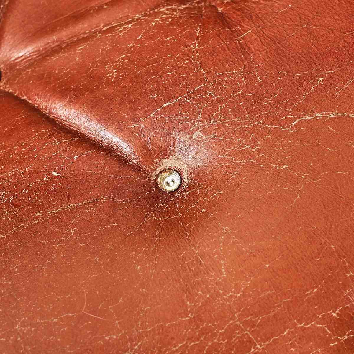 Deco Armchair In Leather And Mahogany, Marine Style photo vintage