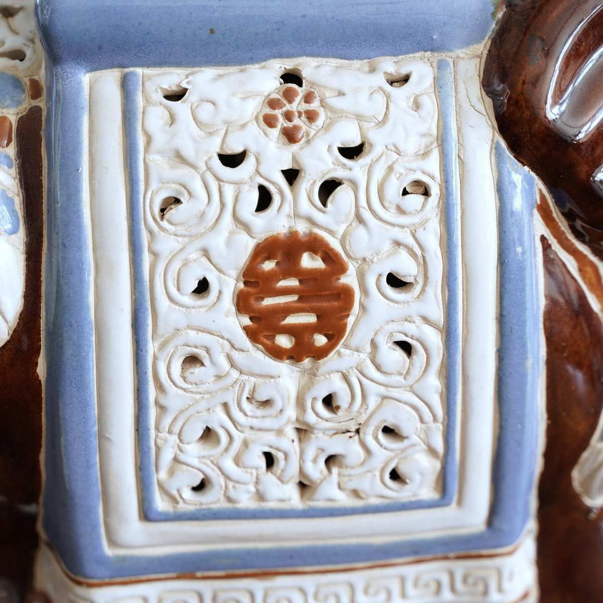 Elephant Coffee Table In Glazed Terracotta photo 315.0