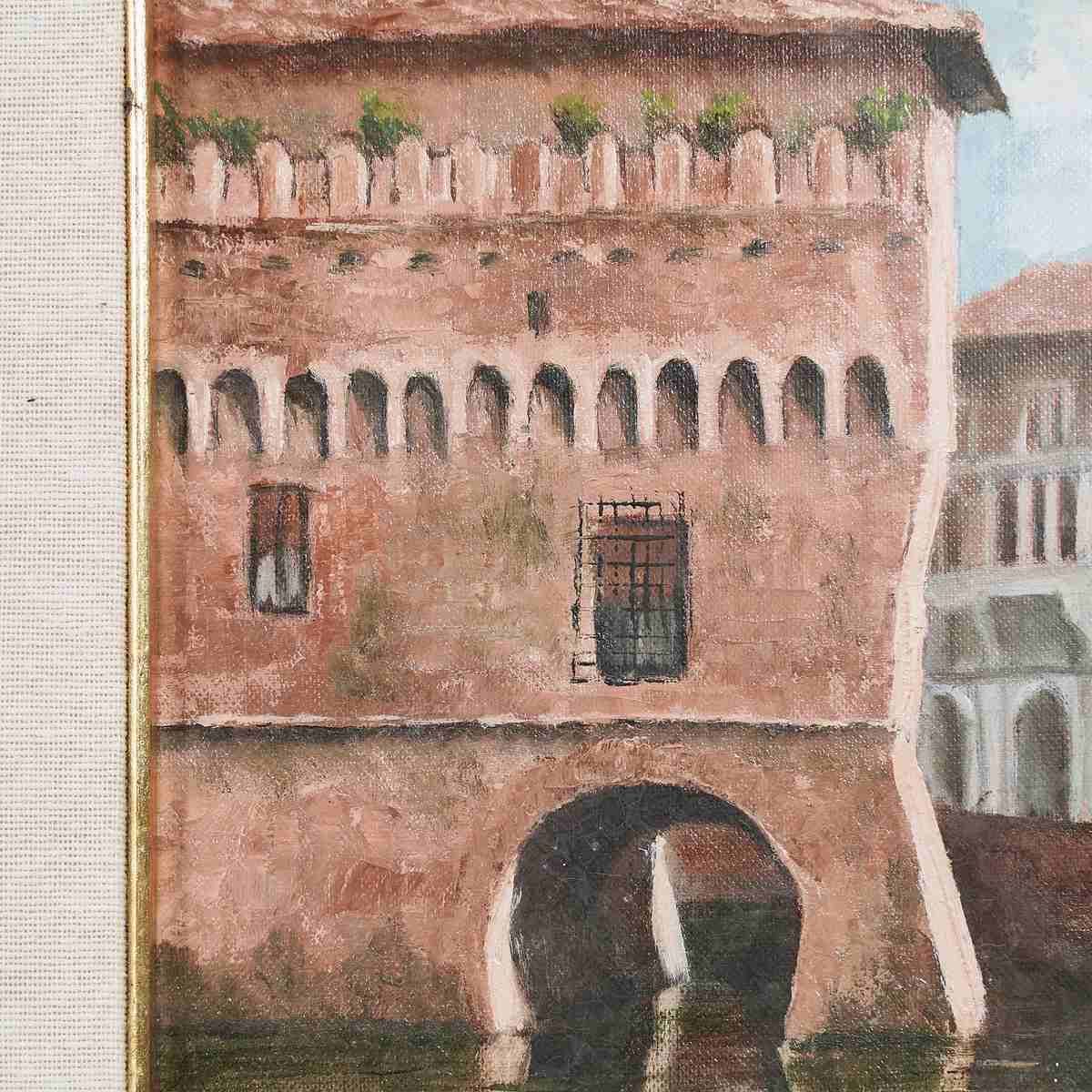 Painting Ferrara Castle Mimes By Caro Limone photo for sale