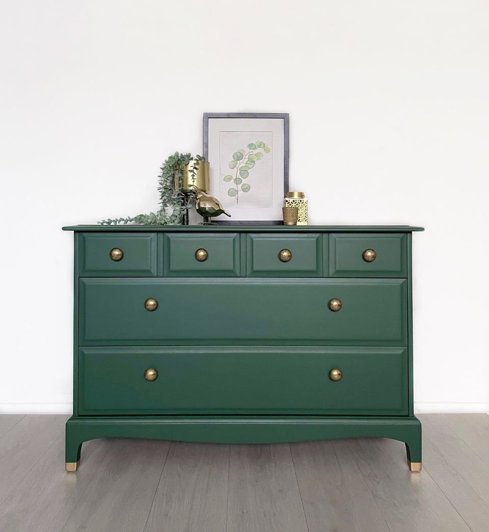 Stag Chest Of Drawers, 1960s, Cherry Wood