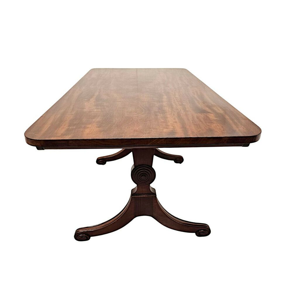 A Very Fine 19th Century Irish Library Table Attributed To Gillingtons Of Dublin photo Furniture