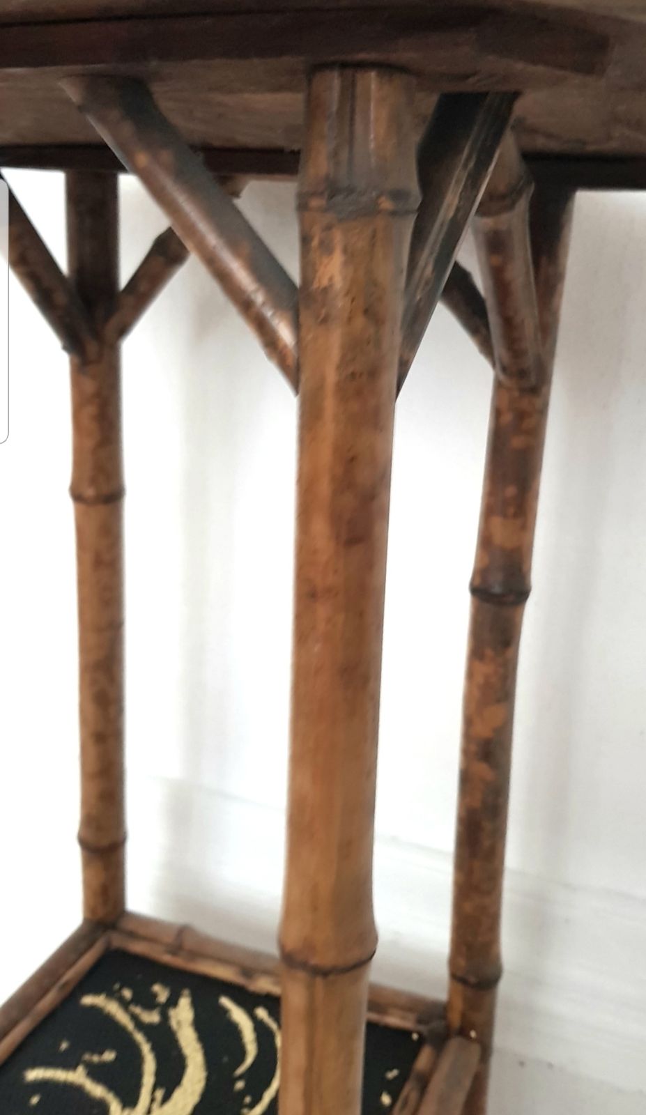 Victorian Bamboo  Lamp Table , Chinoiserie,. photo for sale