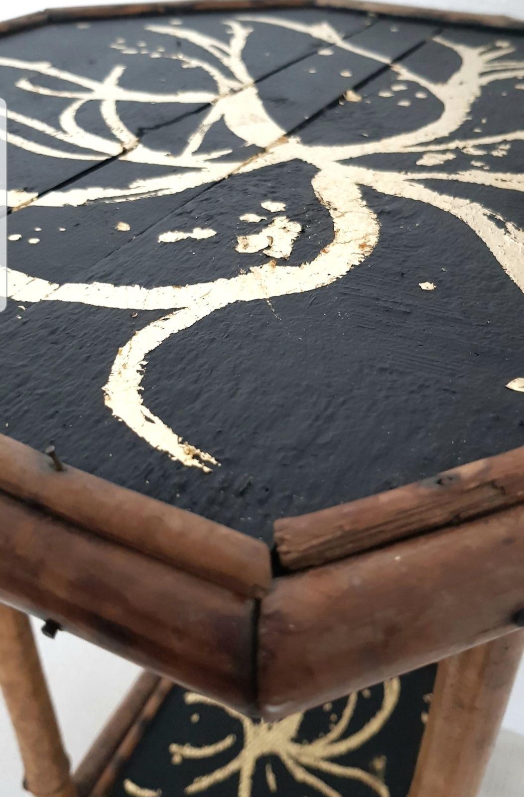 Victorian Bamboo  Lamp Table , Chinoiserie,. photo 250.0