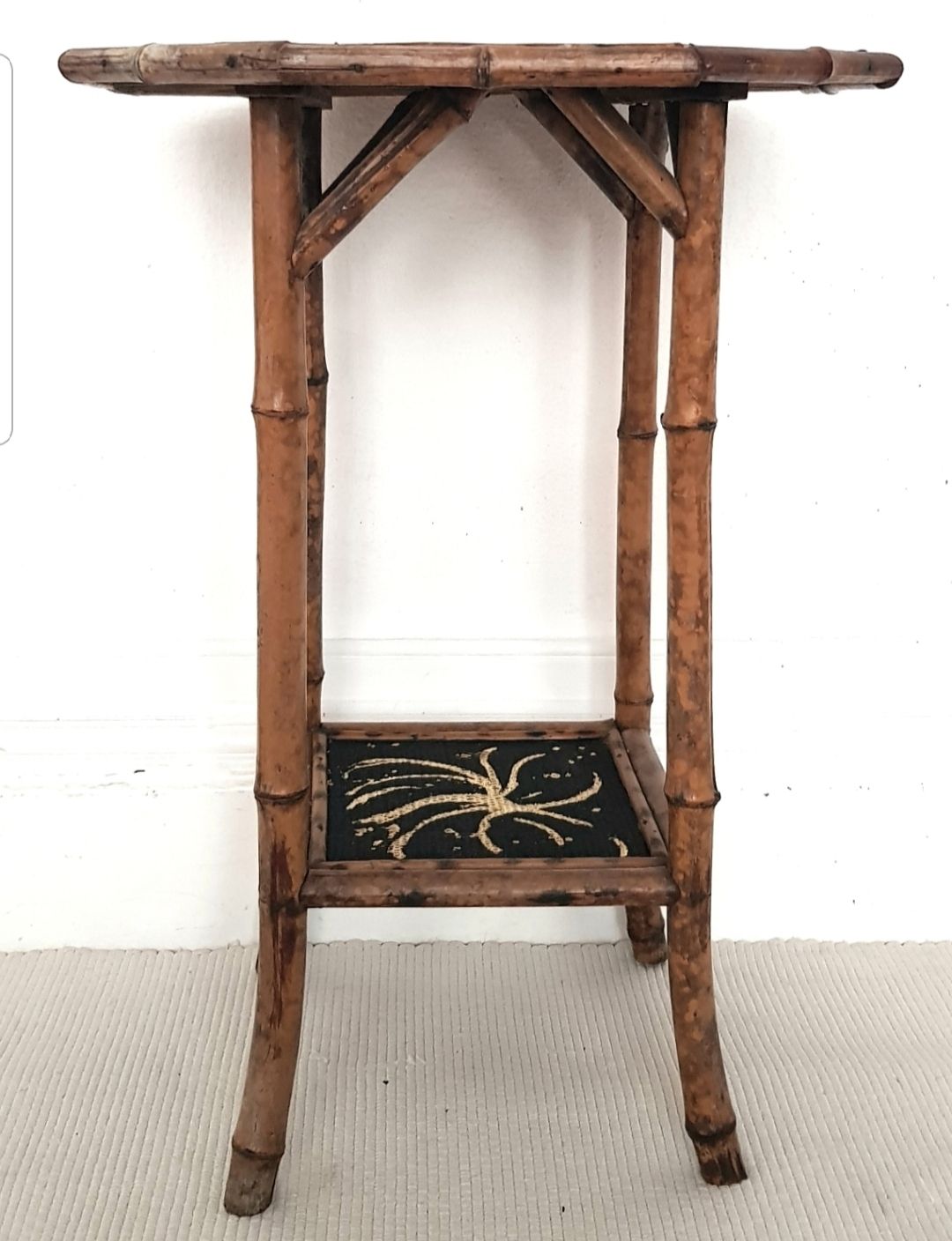 photo furniture Victorian Bamboo  Lamp Table , Chinoiserie,.