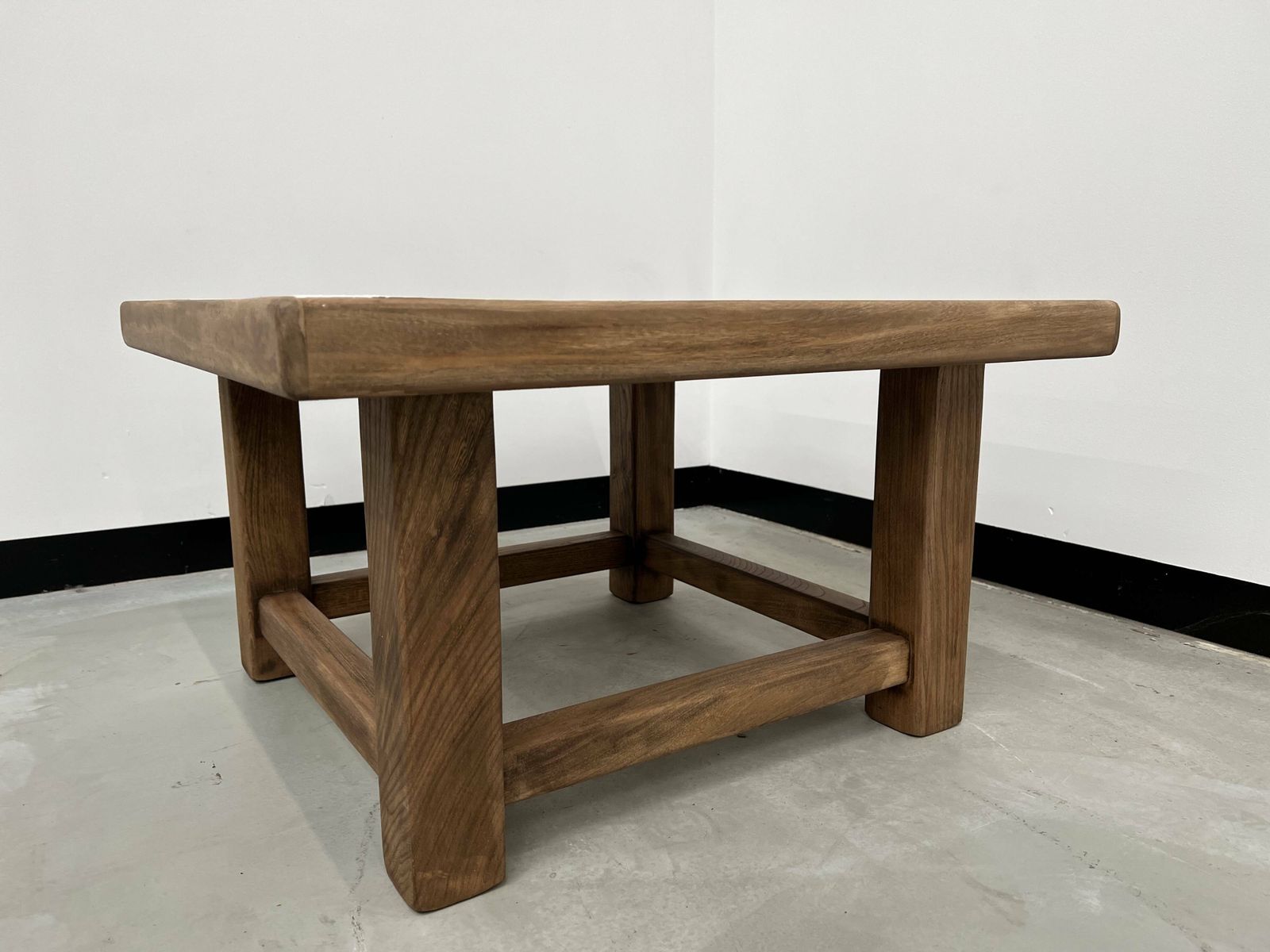 Modernist Square Coffee Table In Oak photo Furniture