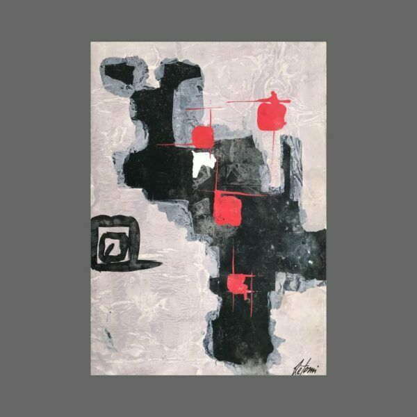 Enrico De Tomi, Schilderij Op Karton Uit De Jaren 1970