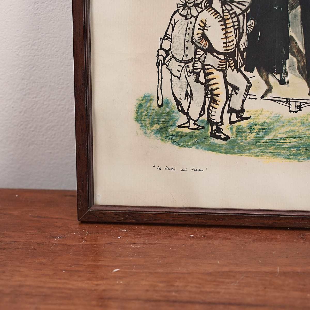 The Protection Of The Theater, Lithograph Print photo for sale