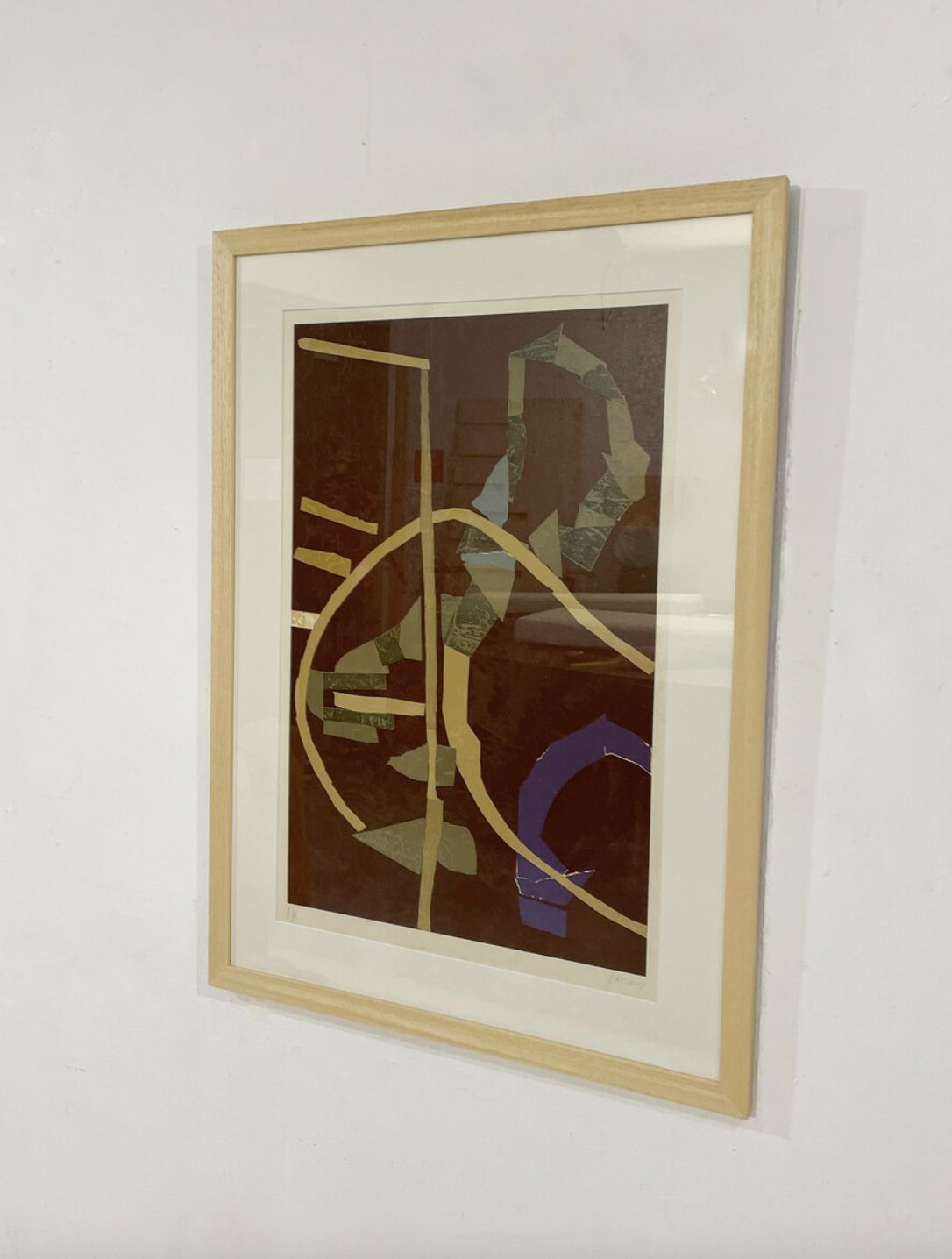 Framed Lithography By André Lanskoy, 1970s – Signed photo furniture