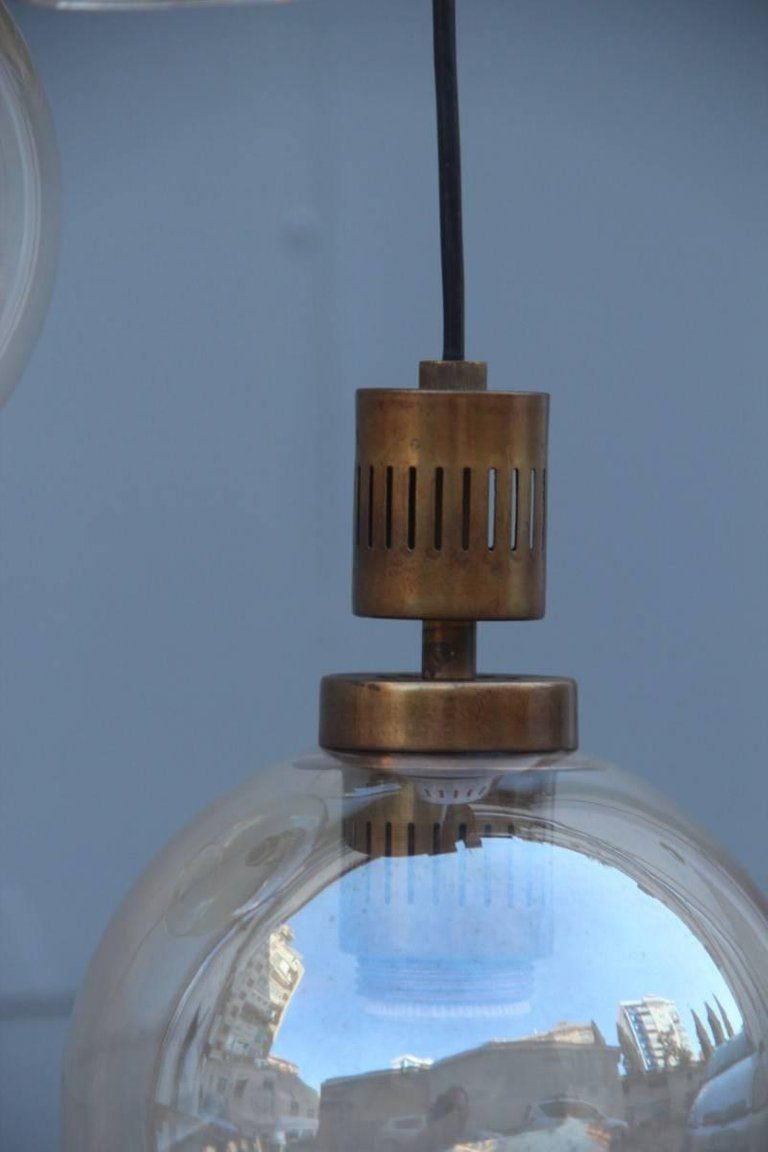 Italian Chandelier Circa 1950 1960 In Brass And Silver Italian Design photo furniture