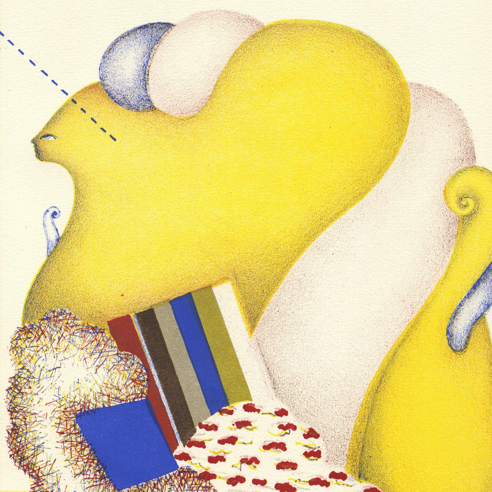 Finely Printed Signed 70s Surreal Lithograph: Jörg Remé, “Von Den Stunden (From The Hours) #5”, 1972 photo for sale