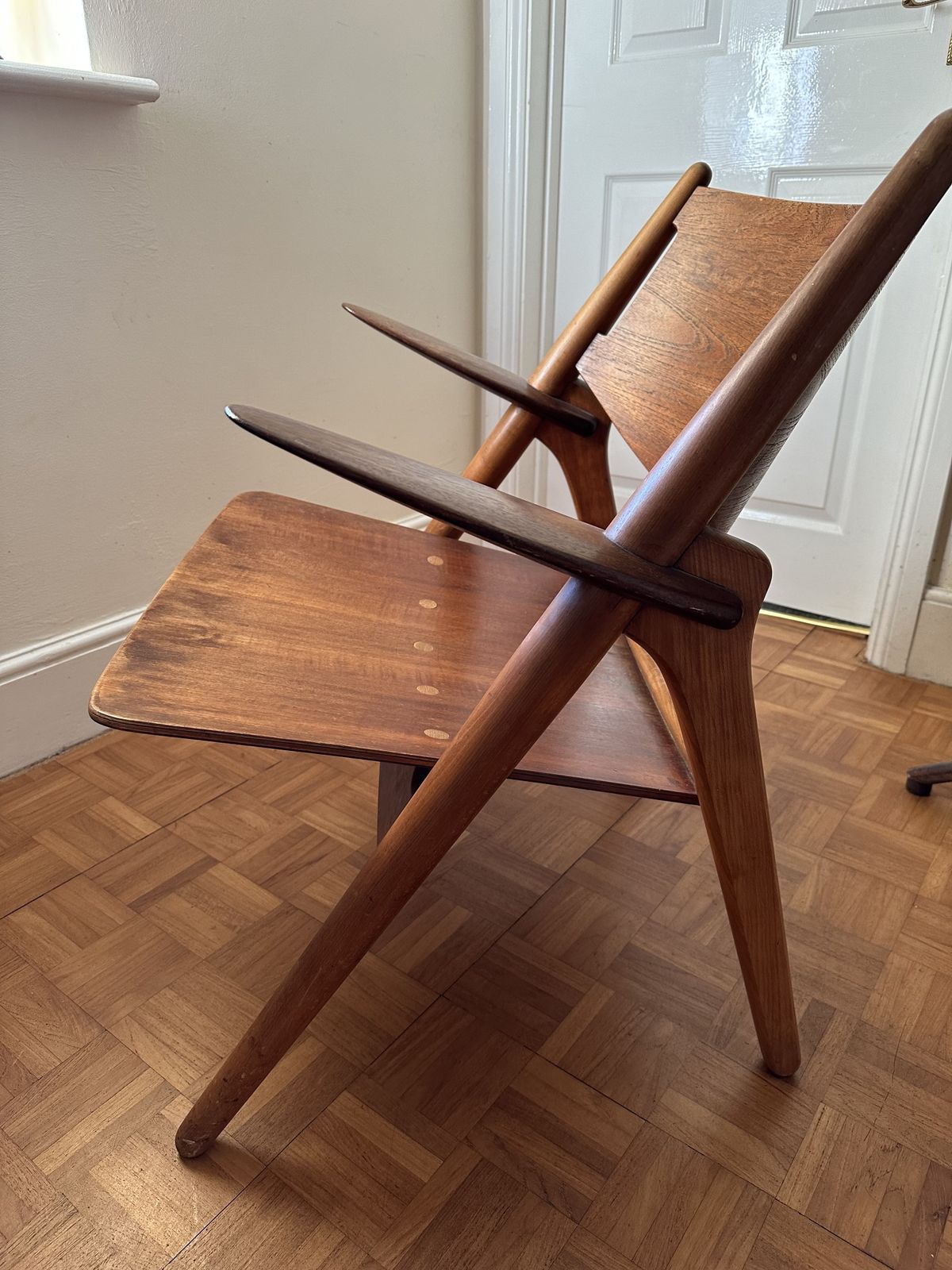 1950 Original Hans Wegner For Carl Hansen & Son Ch28 Chair photo for sale