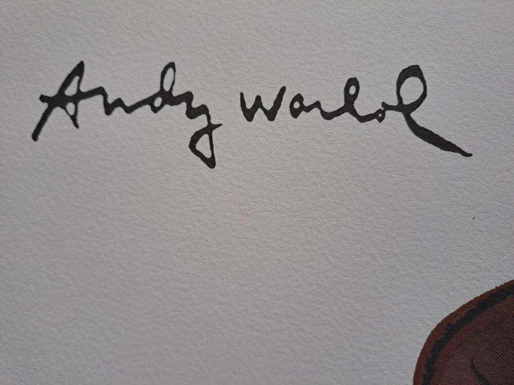 1986 Carnegie Museum Of Art Andy Warhol Lithograph photo for sale