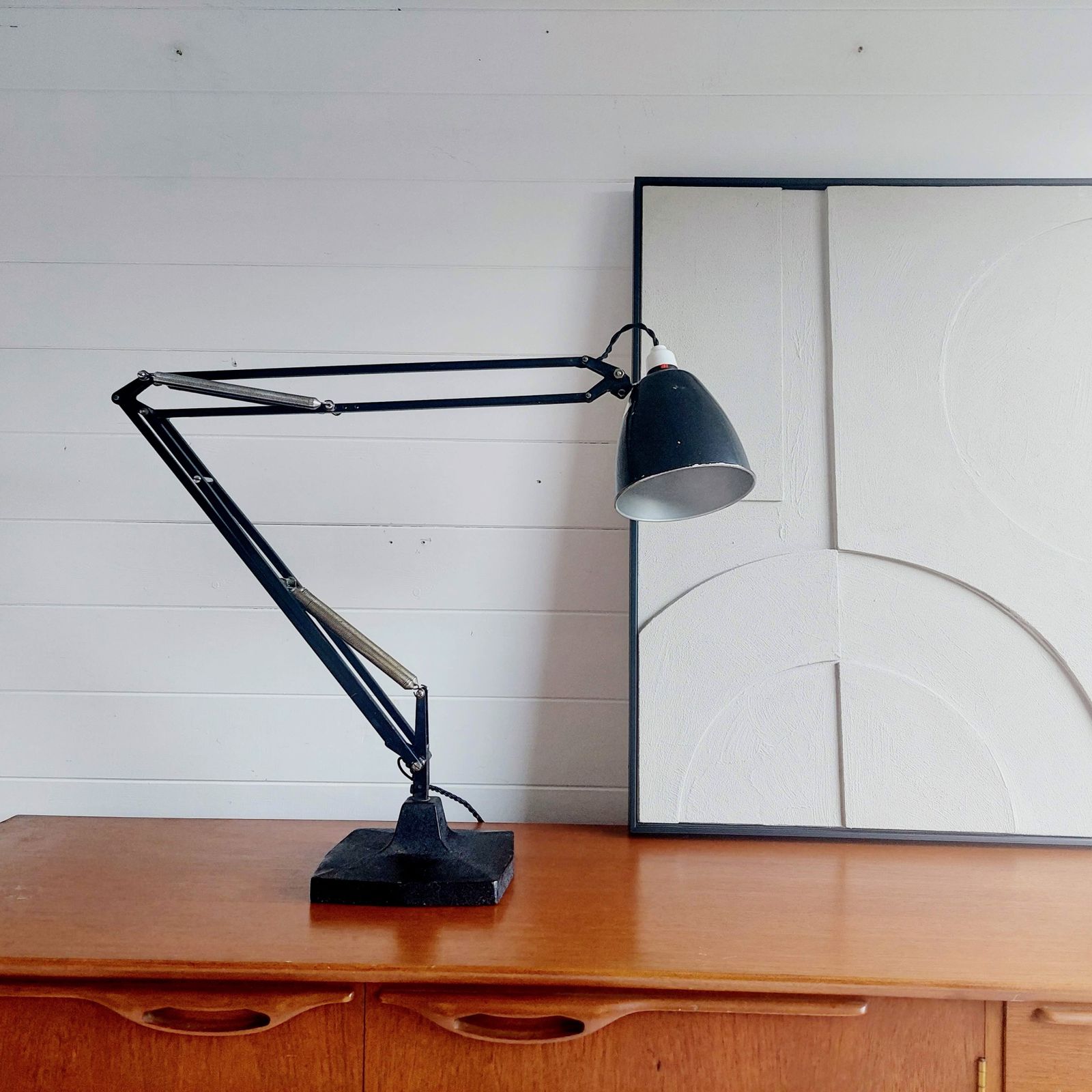 Vtg Mid Century Herbert Terry & Sons  Anglepoise 1209 Table Lamp Desk Lamp, 40s photo furniture