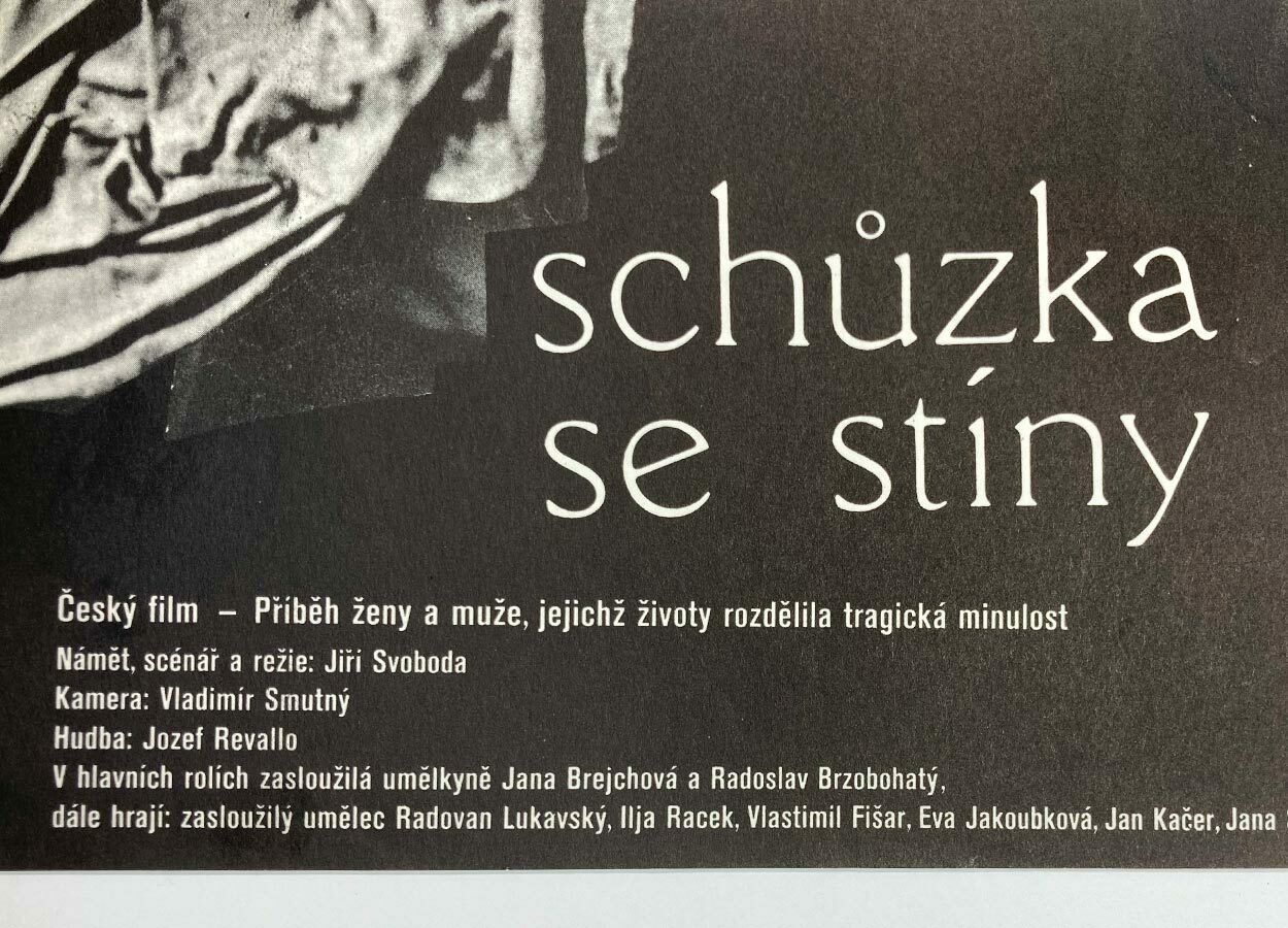 Movie Poster, Encounter With The Shadows, Karel Teissig, 1983 photo buy