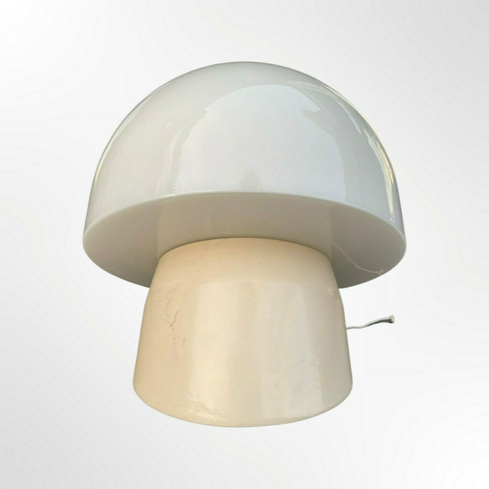 Vintage Mushroom Lamp Corodex Made In Holland | Glass Globe Wall Light / Nightlight Or Table Lamp | Dutch Mid Century Design 1960s, 1970s photo vintage