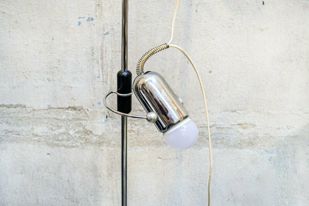 Steel Floor Lamp By Francesco Fois For Reggiani, Italy, 1960s photo for sale