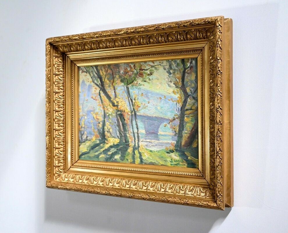 Oil Painting On Canvas – Late 19th Century photo for sale
