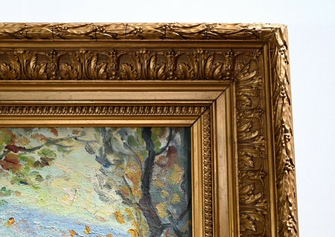 Art Oil Painting On Canvas – Late 19th Century photo