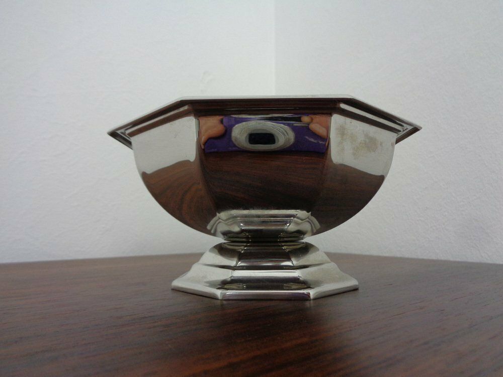 French Stainless Steel Caviar Bowl By Jean Couzon, 1970s photo furniture