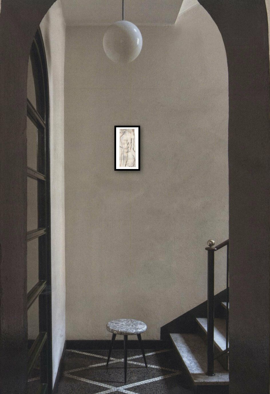 Judy Lusted, “Untitled”, 2001, Contemporary Mixed Media Nude Study photo furniture