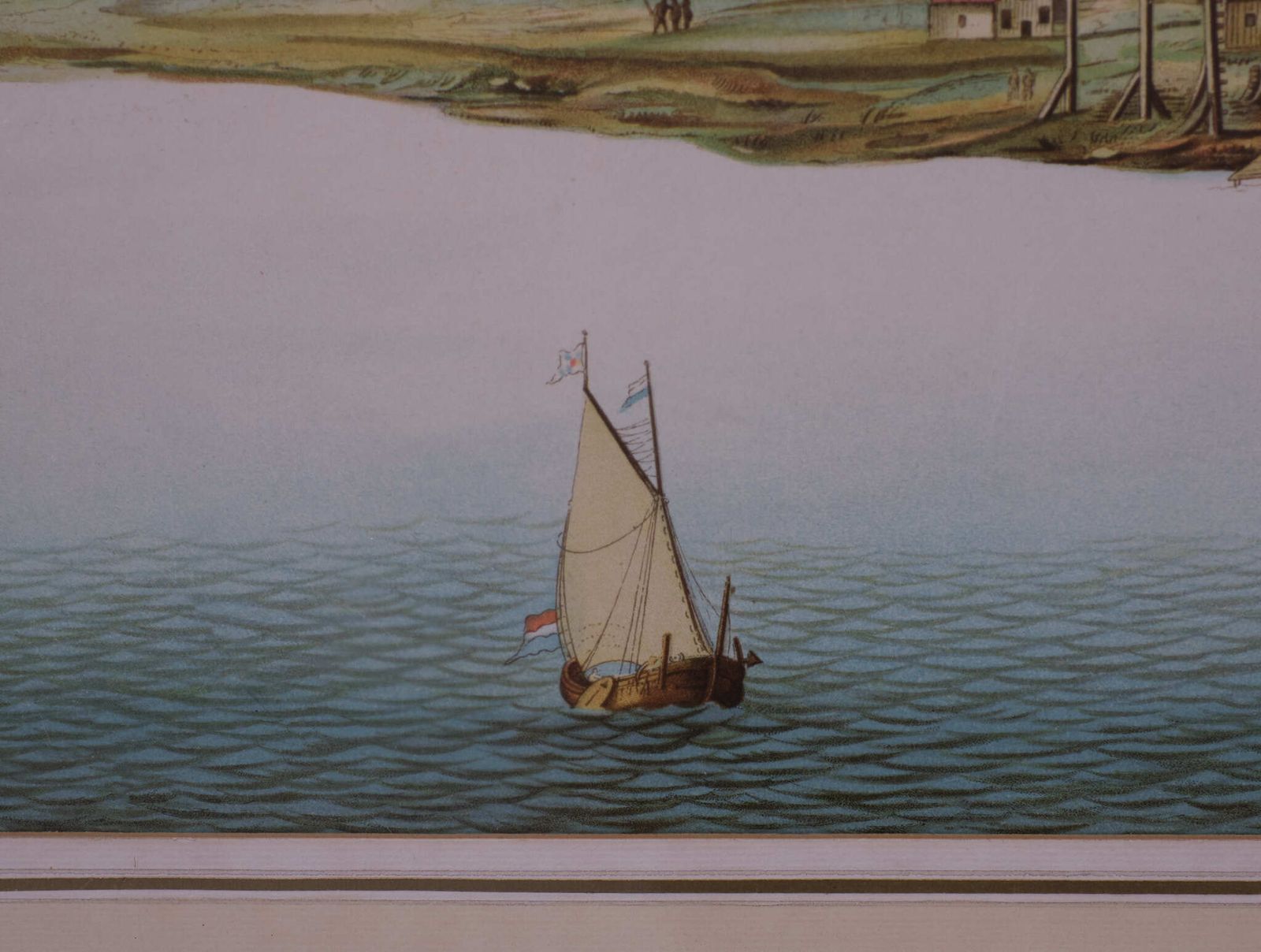 Art Lithograph View On Nieuw Amsterdam J . Vingboons 1660s photo