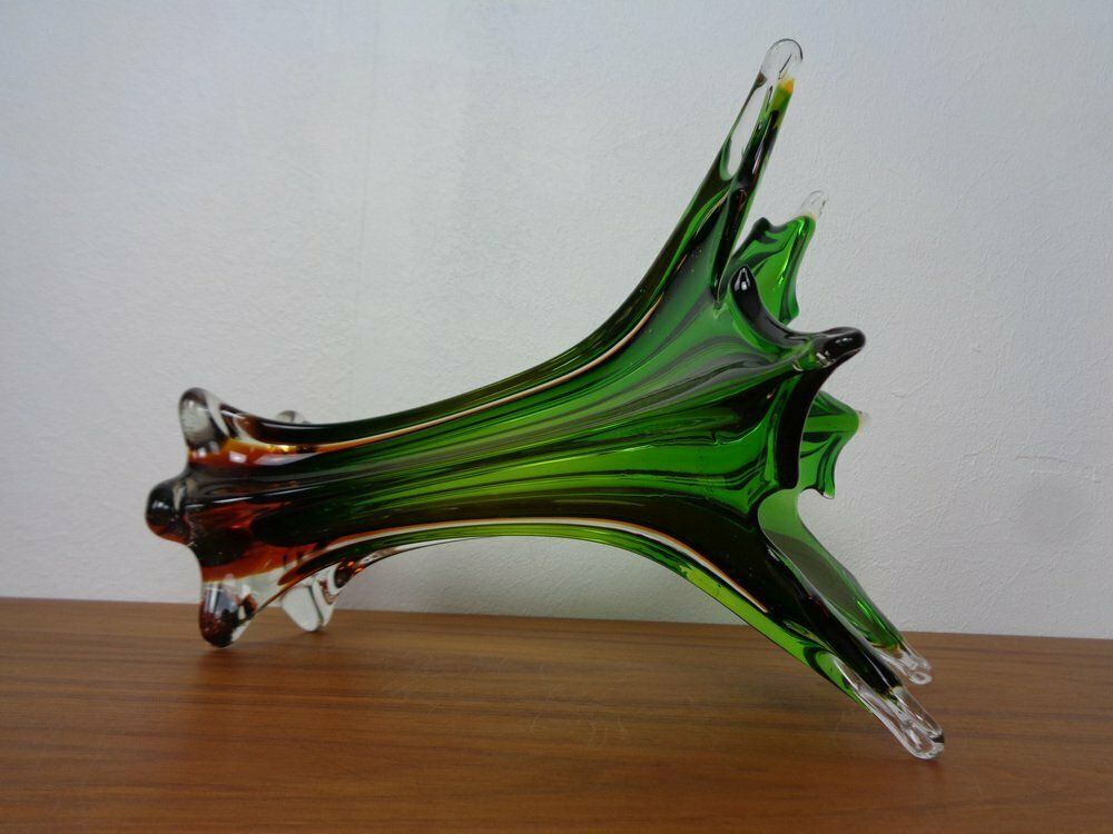 Home Decor Murano Sommerso Glass Vase  1960s photo