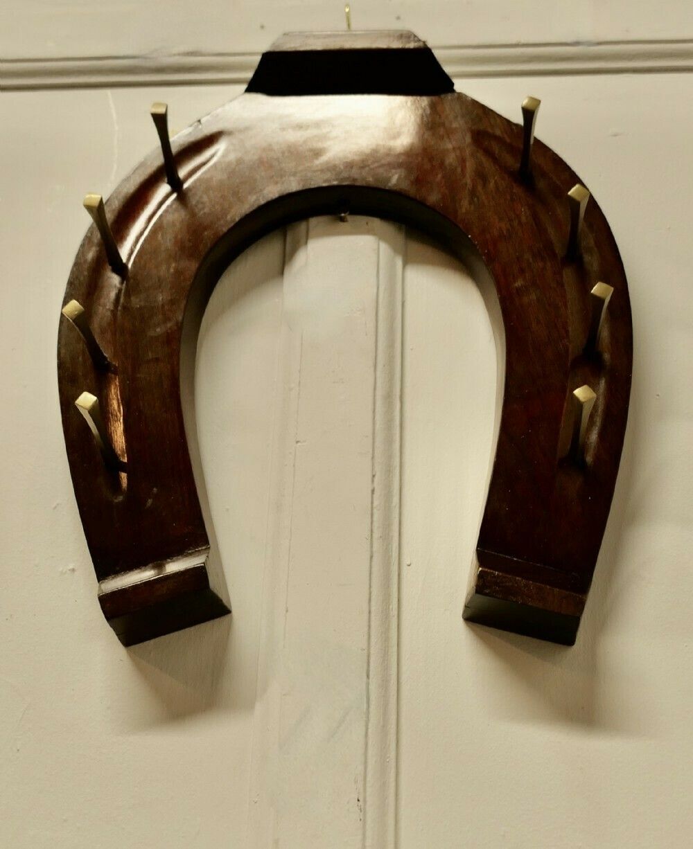 Irish Horseshoe Coat And Tack Rack By B Mcmullen photo furniture
