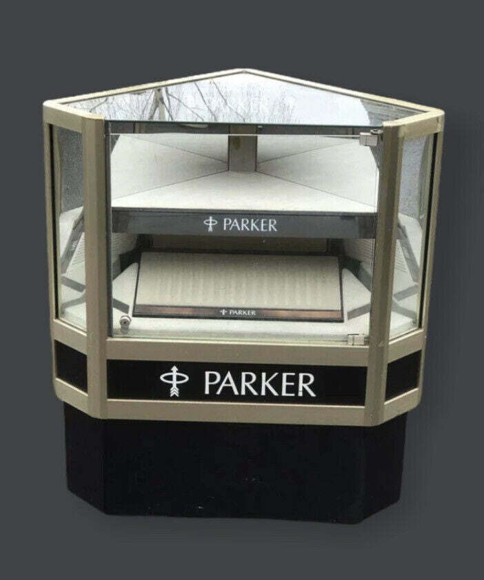 Parker Pen Shop Display Cabinet. Perfect To Display Own Collection photo for sale