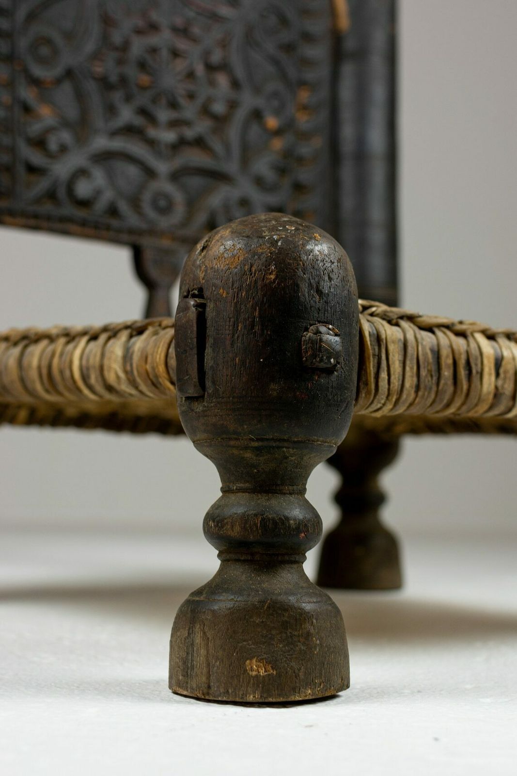 Traditional Tribal Chair Of The Swat Valley, Northern Pakistan, Late 18th Century, Antique Chair photo Furniture
