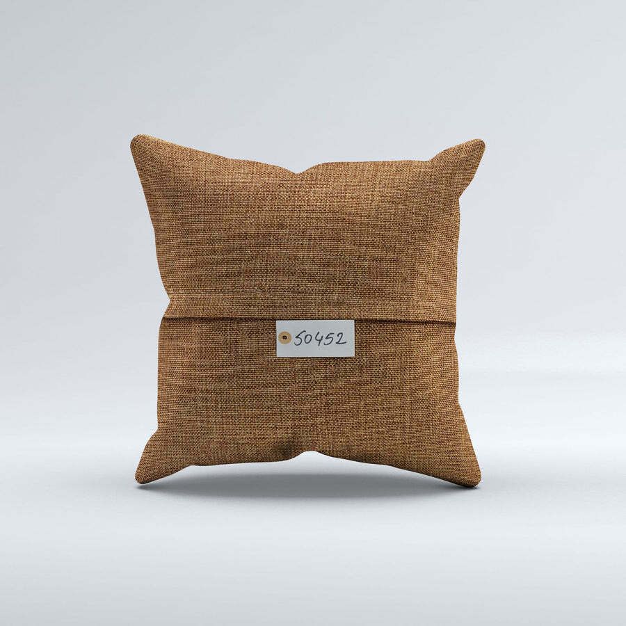 Vintage Turkish Kilim Cushion Cover 50x50 Cm Square Wool Kelim Pillowcase 50452 photo Textiles