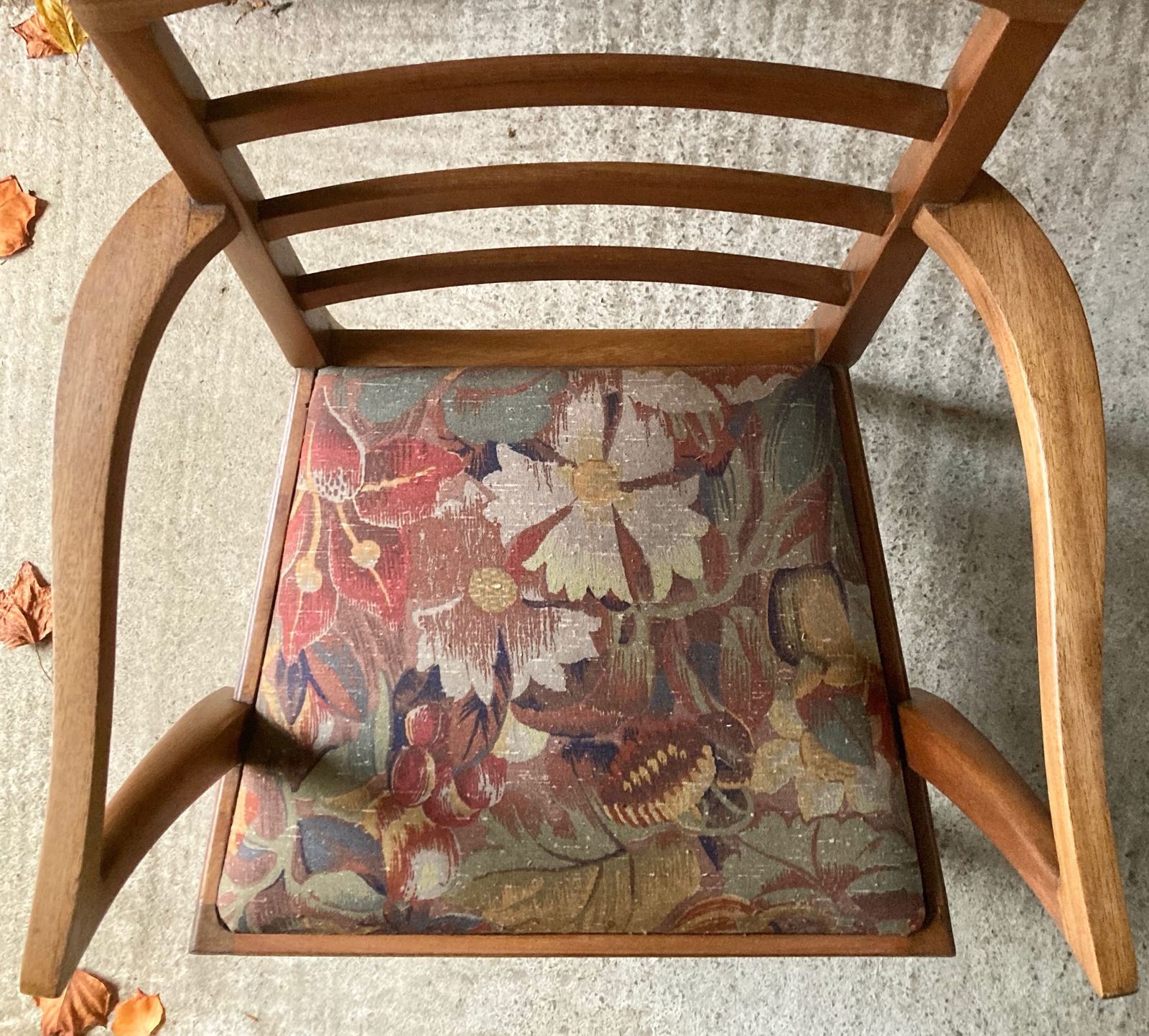 Pair Of Mid Century Chairs In Bernard Nevill Fabric photo Furniture