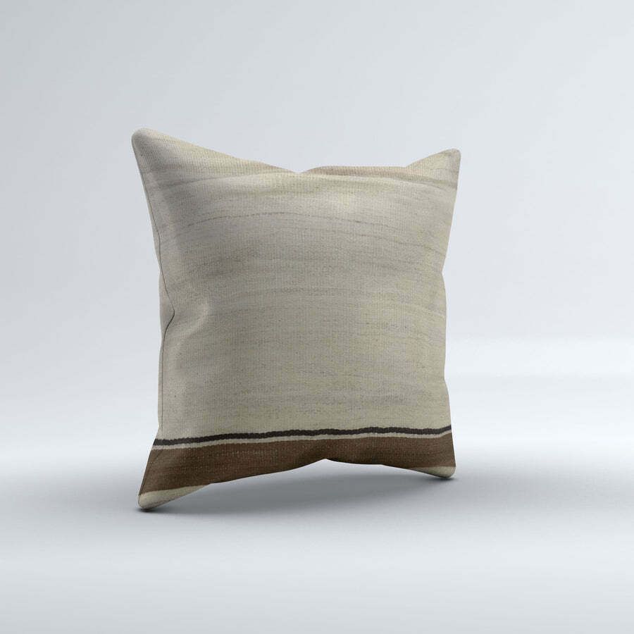 Vintage Turkish Kilim Cushion Cover 50x50 Cm Square Wool Kelim Pillowcase 50555 photo furniture