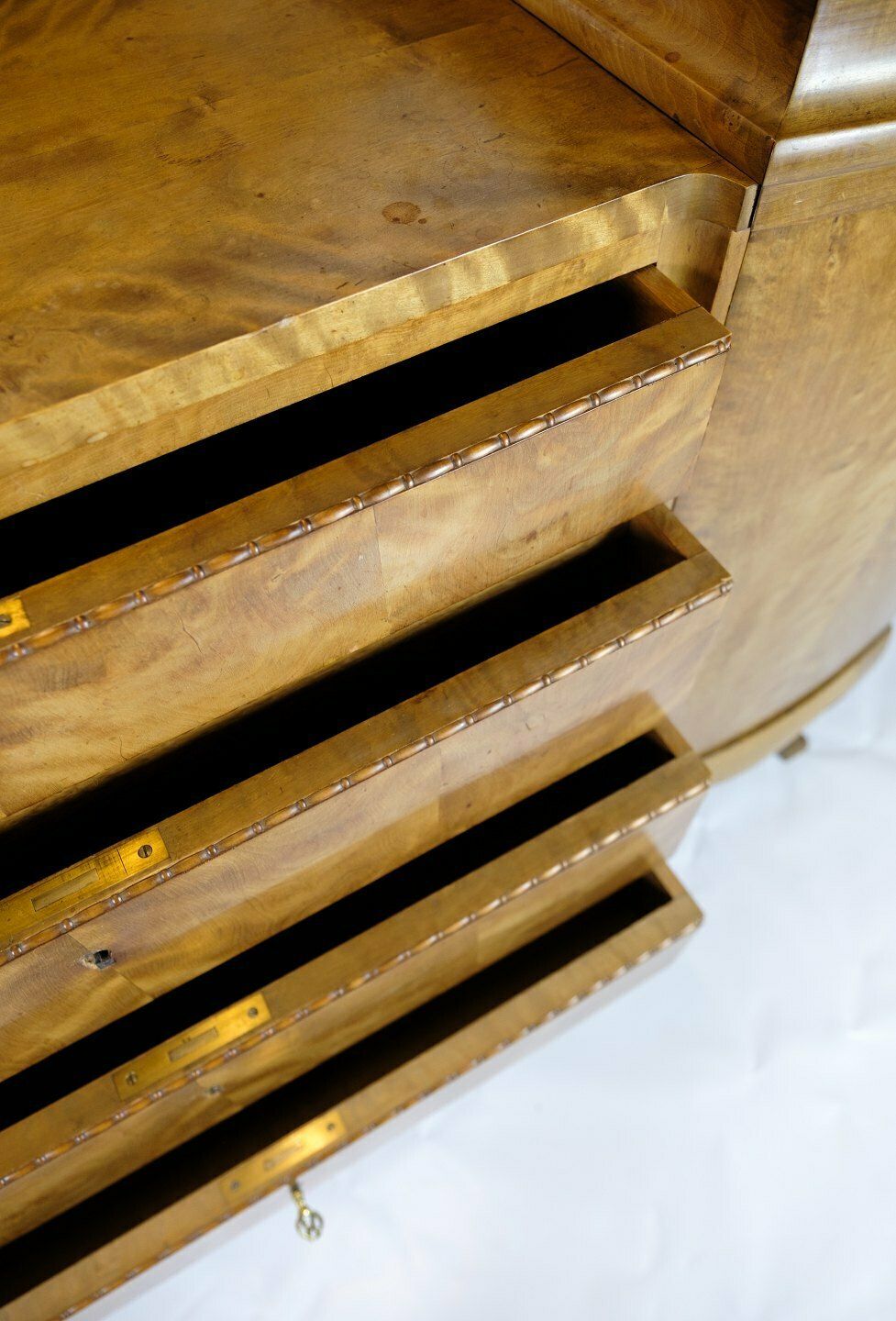 photo furniture Sideboard In Birch With Original Key From 1920s