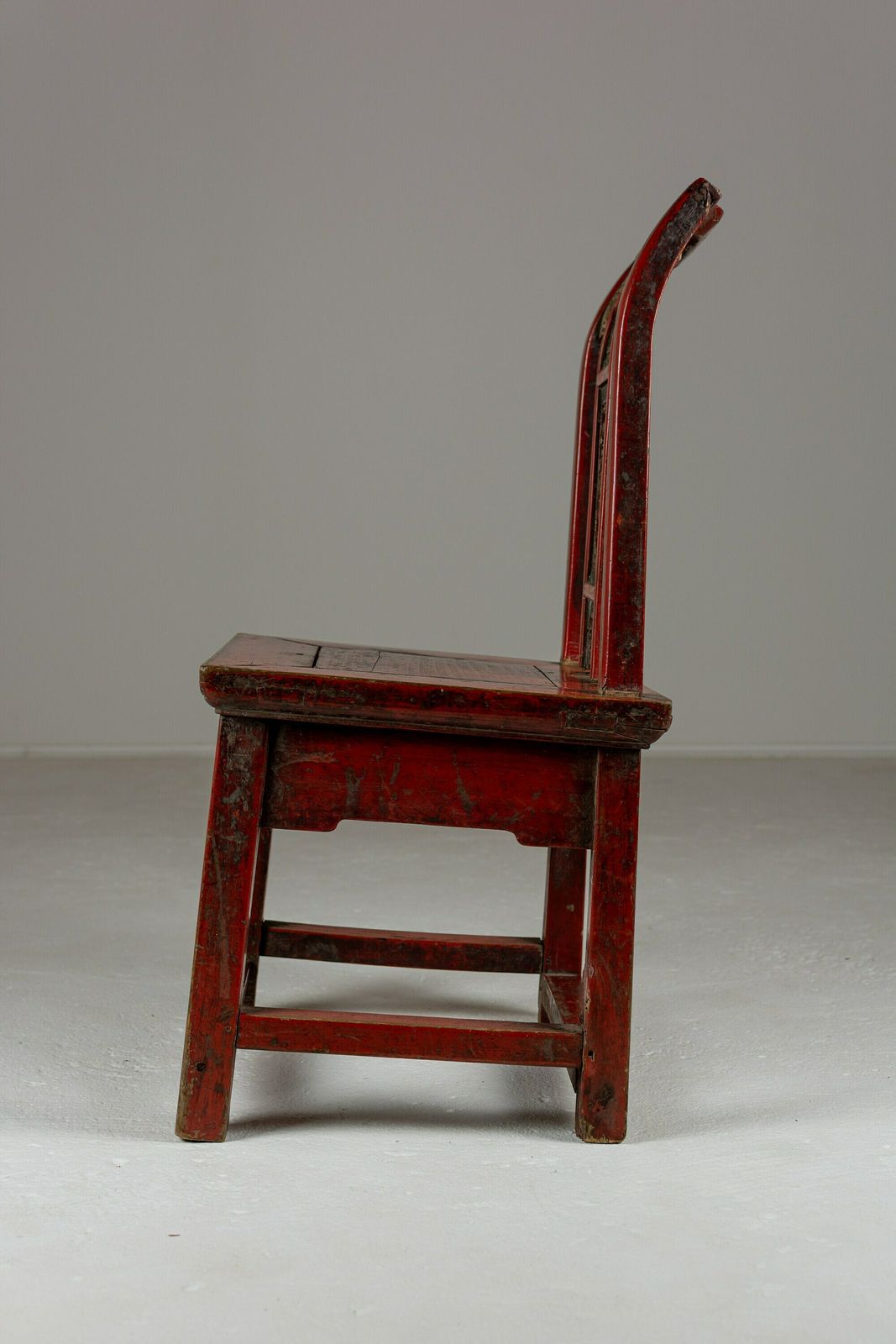 Pair Of 19th Century Chinese Red Lacquer And Gilt Wedding Chairs. Hallway Chairs. photo Furniture
