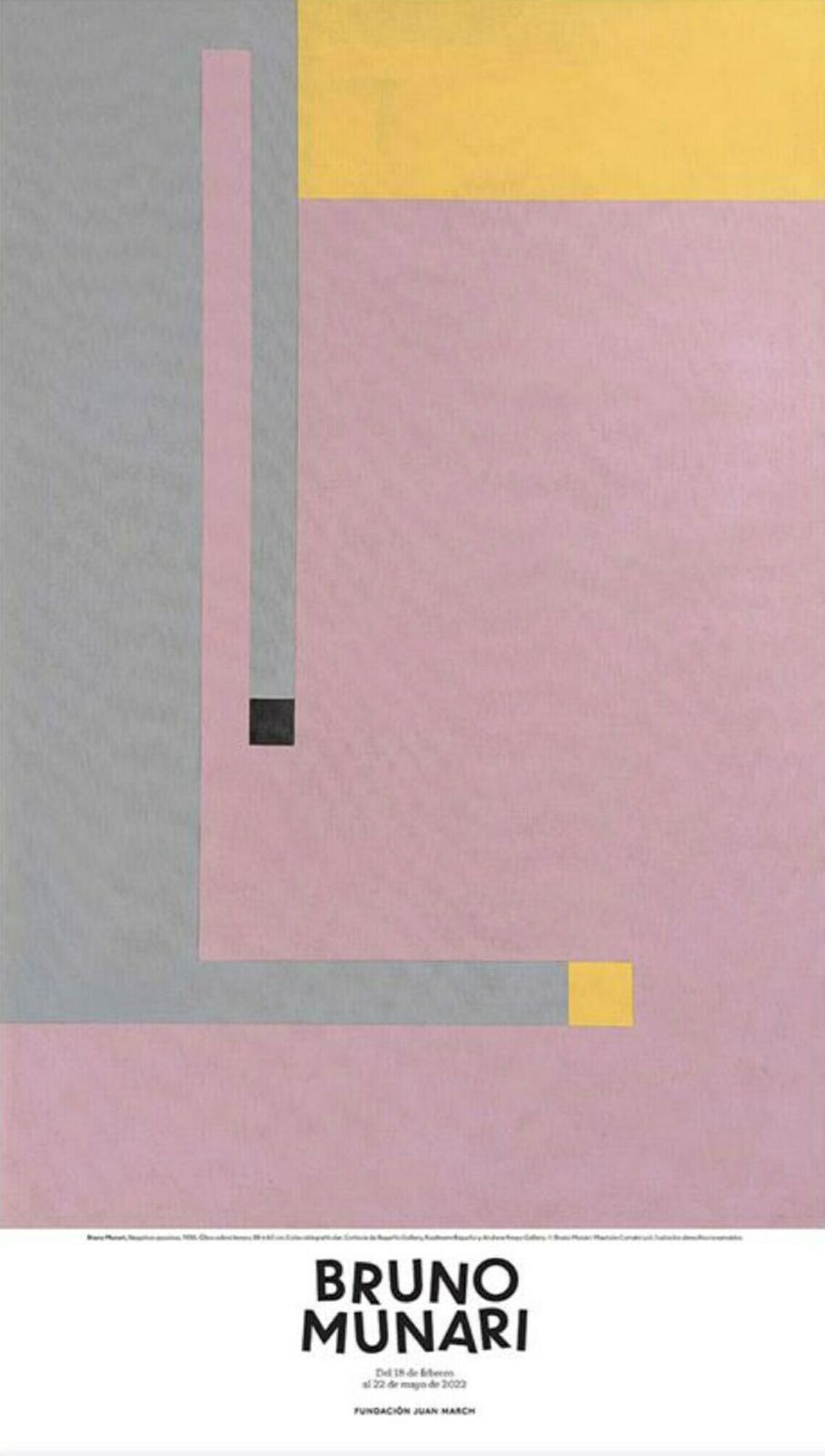 Original Bruno Munari Exhibition Poster   Negative Positive   Museum Print From The Italian Artist, Designer, Polymath