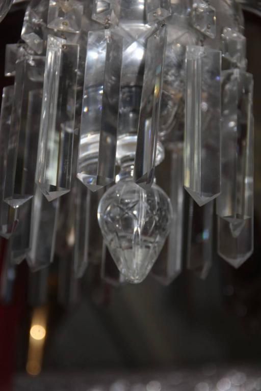 Pair Crystal Chandeliers 1950 Bohemia Elegant And Chic photo furniture