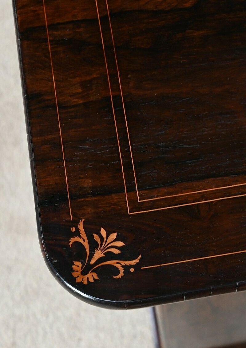 photo furniture Small Commode Marquetry, Charles X Period – Early 19th Century