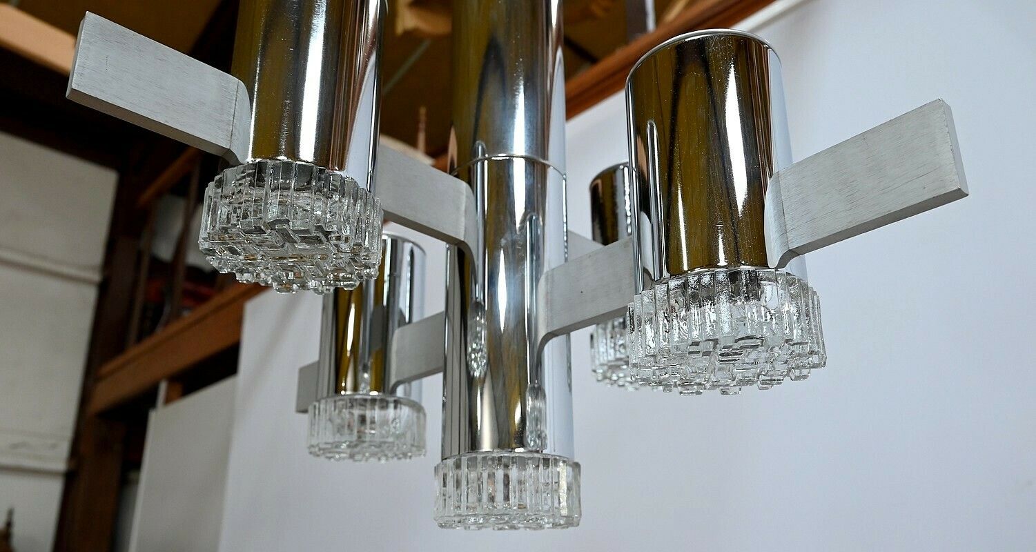 Modernist Chandelier, Gaetano Sciolari, Italy – 1960 photo 1079.83870991
