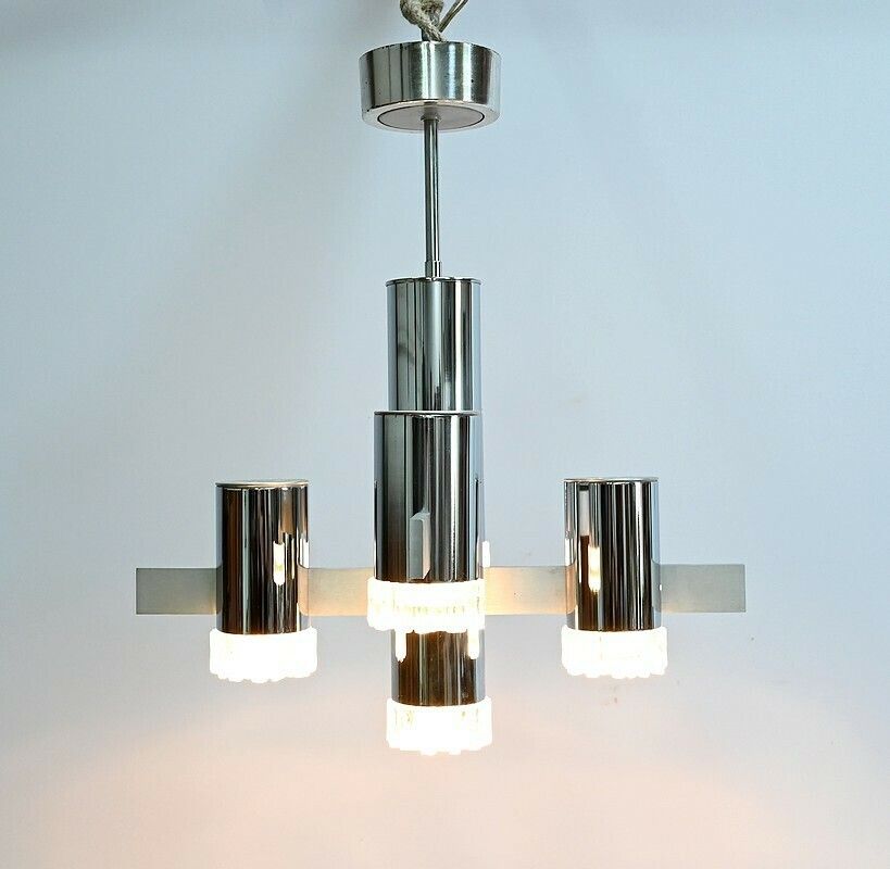 photo furniture Modernist Chandelier, Gaetano Sciolari, Italy – 1960